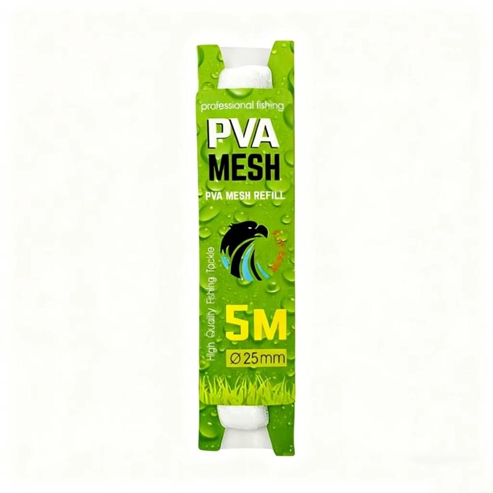 Water-soluble PVA Fishing Mesh 18/25/37/44MM Diameter Fishing Nest Refill  for Carp Fishing