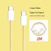 60 Вт Двойной USB-C PD Зарядный кабель для передачи данных Нейлоновая оплетка Прочный шнур для планшета, ноутбука, телефона, автомобильной зарядки