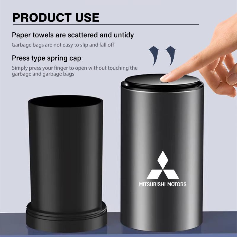 Для автомобиля Mitsubishi Мусорное ведро Органайзер-контейнер Аксессуары-органайзеры из сплава Lancer ASX Pajero Mirage Attrage Xpander Outlander