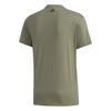 Adidas T Shirts Men's Brown Green Crew Neck Moderate Straight Fit GJ5111