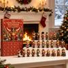 Interactive Game for Friends 2026 Nutcracker Advent Calendar, 24-Day Acrylic Ornament Set with Classic Calendar Kids Soldier Figures, Christmas