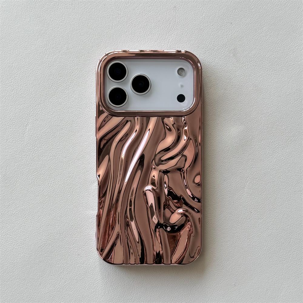 Электроокрашенный 3D прочный чехол для телефона для Iphone 17 Air 16E 16 15 14 13 12 11 Pro Max, водостойкий, ударопрочный, из ТПУ, мягкая крышка