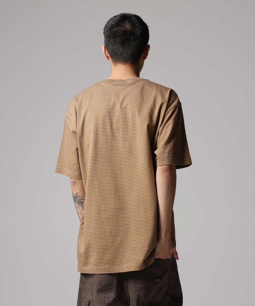 Dickies Полосатая футболка с монограммой Оливковая