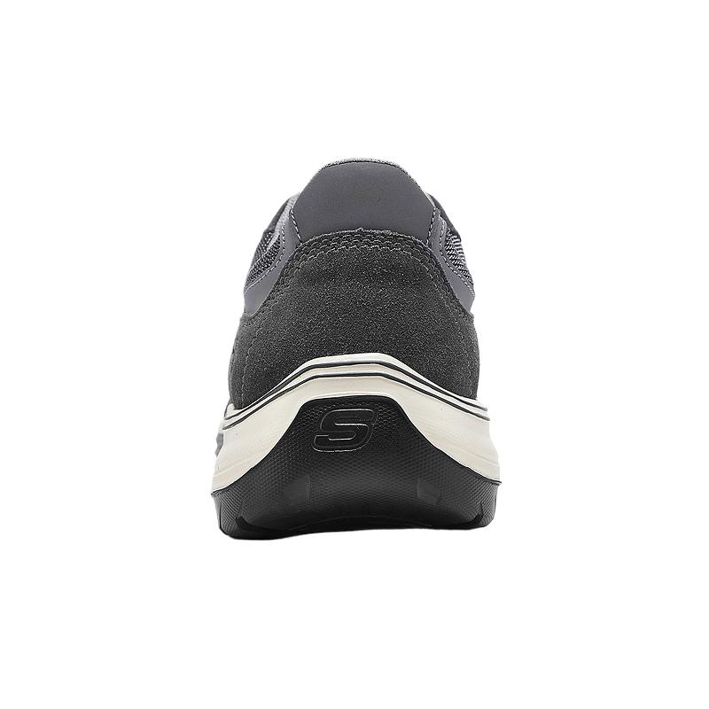 Skechers Decklan Удобные Универсальные Дышащие Легкие Низкие Беговые Кроссовки Мужские Кроссовки Серый 205358-CHAR