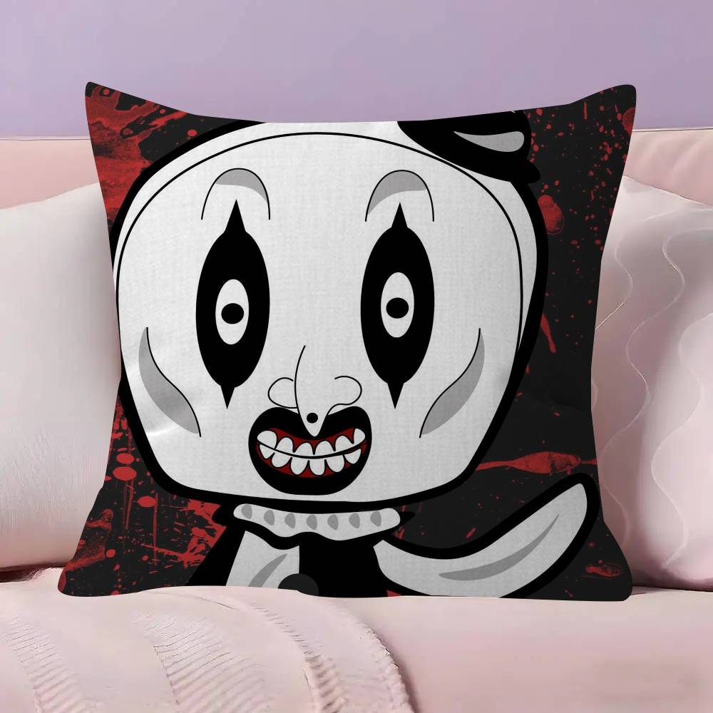 Halloween Horror Terrifier Film Pillow Anime Pillow Sofa Bed Head Pillow Cover Cushion Cover 45x45 cm Fashion