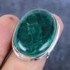Малахит Драгоценный камень Ручная работа 925 Стерлинговое серебро Ювелирное изделие Кольцо Размер 8 j8h52