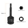 Торцевая головка Torx T20-T100, привод 1/2", 6-гранная, Torx, Звездочка, Адаптер для отвертки, Сталь CR-MO, Удлиненные ударные торцевые головки