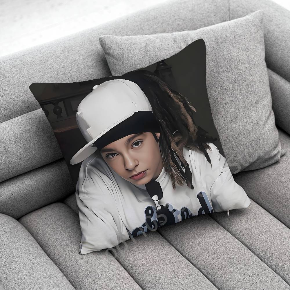 Наволочка для декоративной подушки T-Tokio Hotel Tom Bill K-Kaulitz для 55x55 см 40x40 см 45x45 см 50x50 см 30x30 см Квадратная офисная наволочка