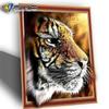 5d алмазная живопись полный дрель круглый тигр Алмазная вышивка животное Алмазная мозаика картина из горного хрусталя домашний декор