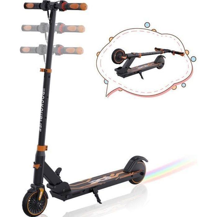 RCB R15 Trottinette Électrique Pliable Enfant Seul 7,55 Kg Hauteur Ajustable Cadeau Pour Enfant Et Ados Orange
