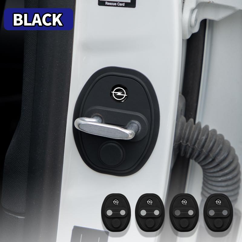 4pcs Car Styling Auto Protect Door Lock Cover Stickers Accessories Case For Opel Insignia Astra Antara Meriva Zafira H G Corsa