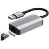 Адаптер для ноутбука Gigabit Ethernet Port USB-C to RJ45 без драйверов