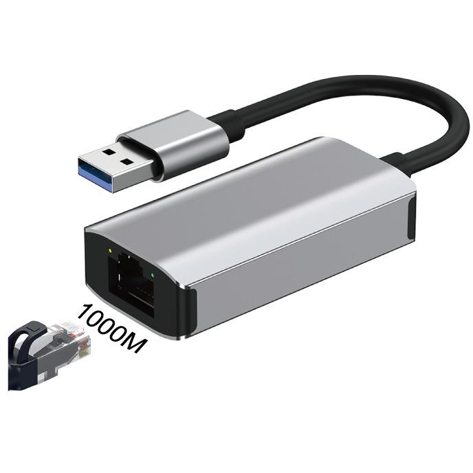 Адаптер для ноутбука Gigabit Ethernet Port USB-C to RJ45 без драйверов