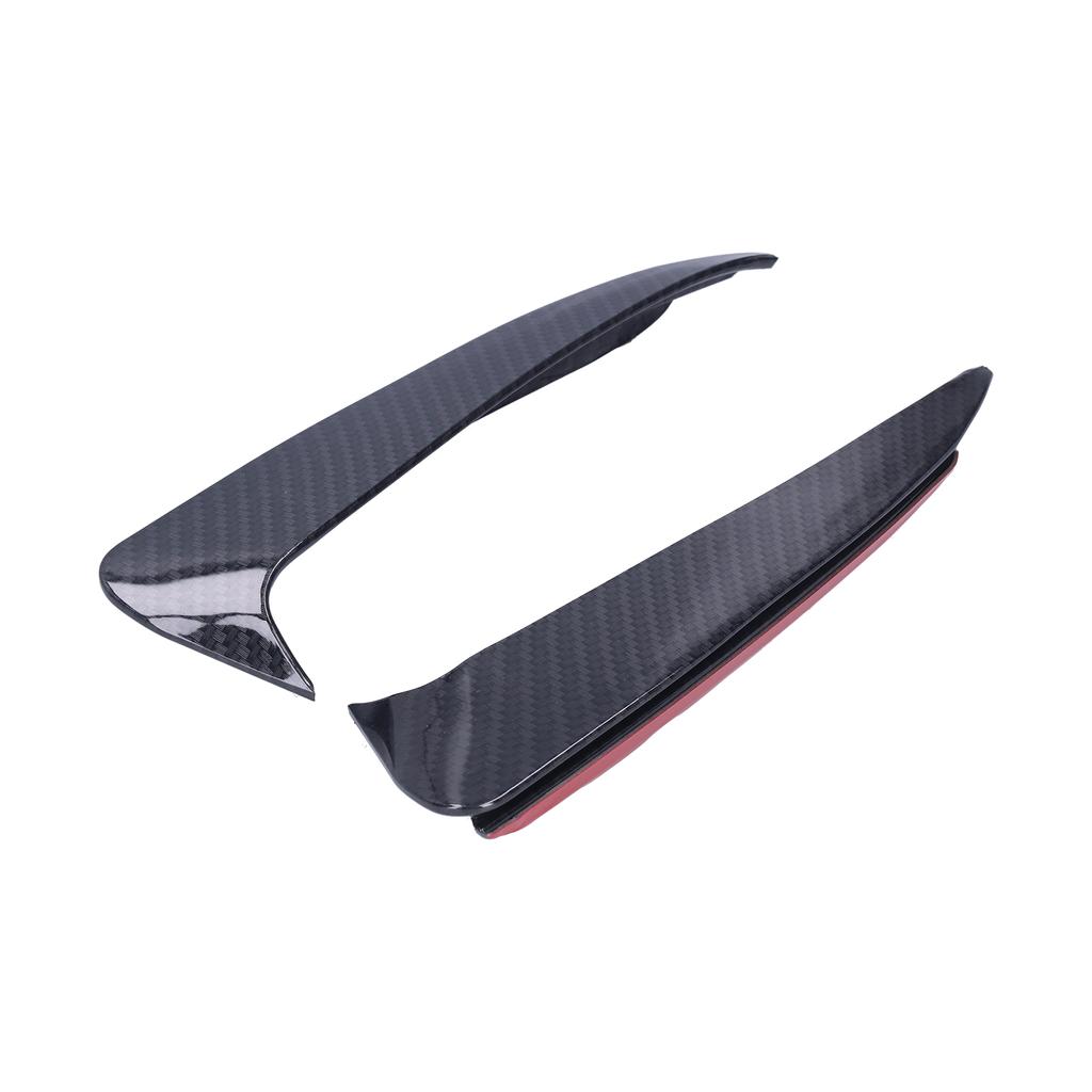 2pcs Rear Bumper Spoiler Side Canard Left Right Fit for C Class W205 C180 C200(Carbon )