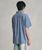 DECET Denim Work Short Shirts Dcsh010Lightblue