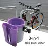 Bicycle Water Cup Holder Non-slip Plastic Kettle Cage Mobile Phone Handlebar Rack Universal Mountain Road Bike Cycling Accessories