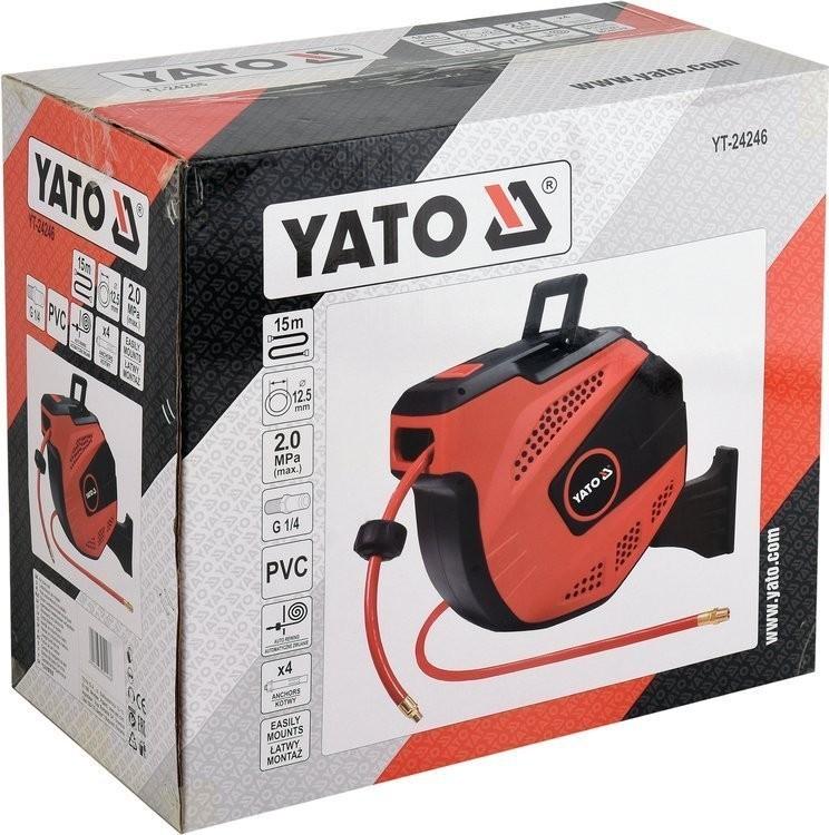 PNE CABLE 12.5mm x 15m ON AUTO REEL YT-24246 YATO