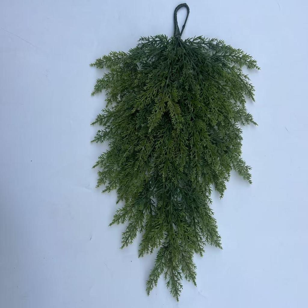 Upside Down Norfolk Pine Needle Wall Hanging Christmas Tree Decoration, European Style
