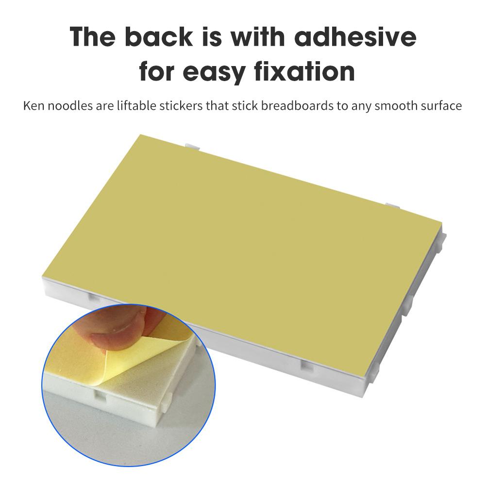 Breadboard 830 Point Universal Experiment Boards MB-102 Test Boards Solderless Spliceable for Circuit Assembly and Commissioning