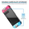Clear Protective Case Full Protective Cover Anti-Shock Anti-Scratch Easy Plug-in Base Shell for Nintendo Switch