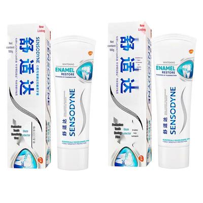 Sensodyne Восстановление Эмали и Отбеливание Зубная Паста Двойная Упаковка