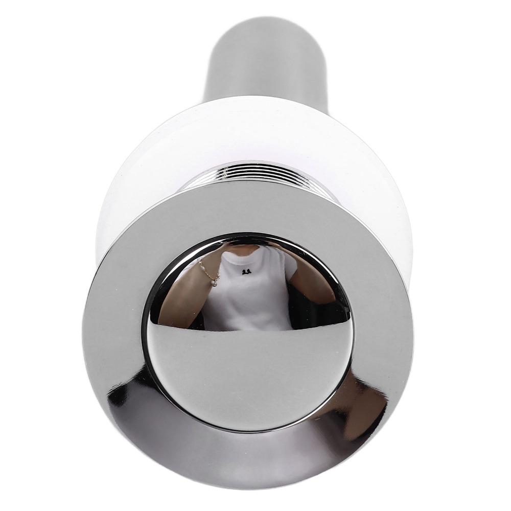 Stainless Steel Drain Stopper with Overflow Sink Stopper Modern Sink Drain Parts Bathroom