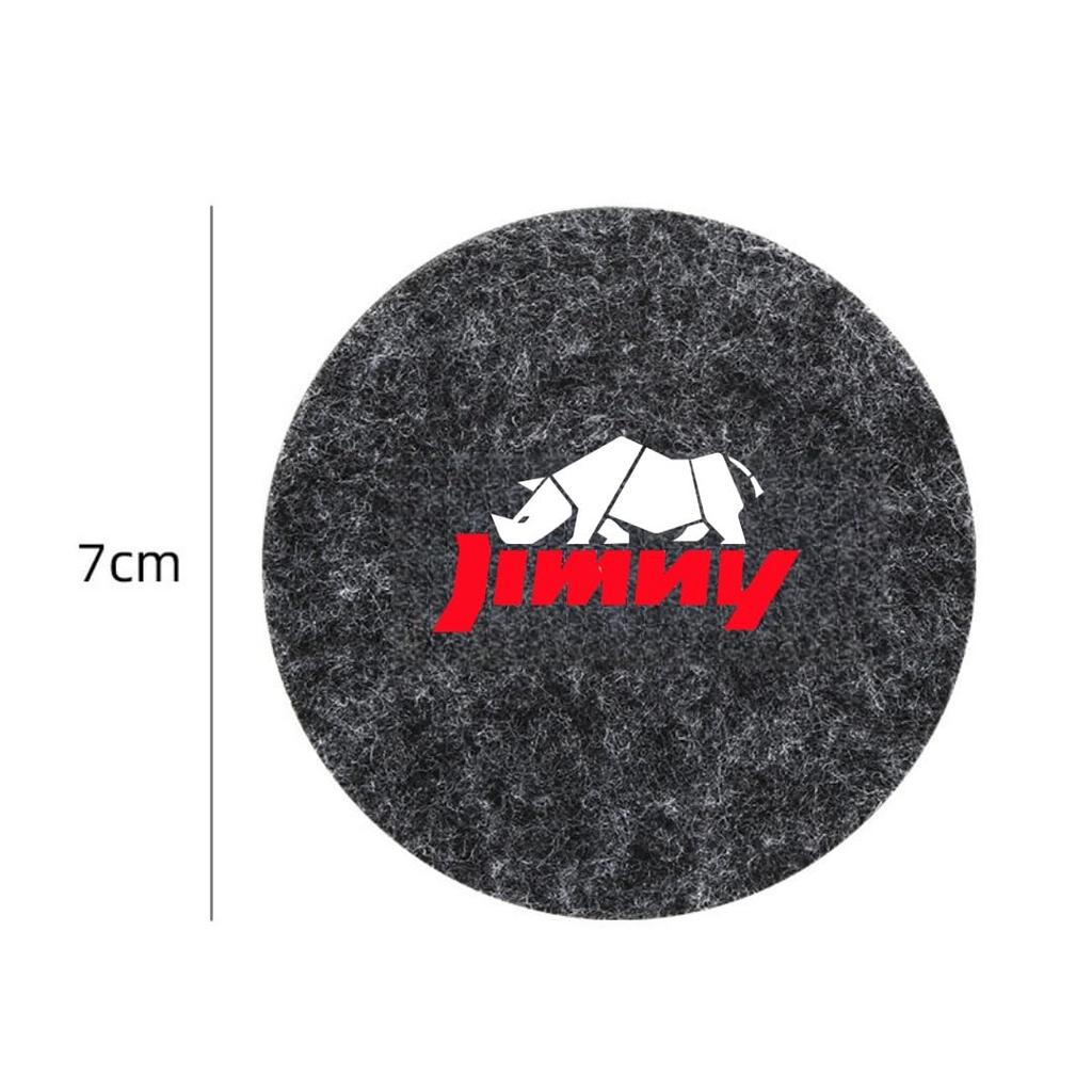 Jimny Drink Holder Pad with Car Cup Grade Car Water Cup Shock Noise and Friction Car Body Interior Car Set of 2 Logo, 77cm, Non-Slip Coaster, Mat,