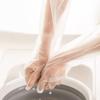 50 ШТ. Утолщенные одноразовые перчатки Водонепроницаемые прозрачные перчатки для уборки Длинный манжет 59 см Перчатки для чистки Мытье автомобиля