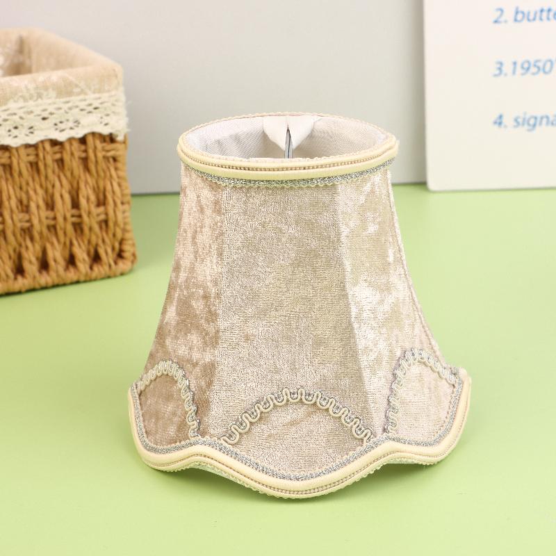 1 шт. Аксессуары для домашнего освещения Тканевый абажур Простой абажур для люстры Чехол-ракушка DIY Декорация