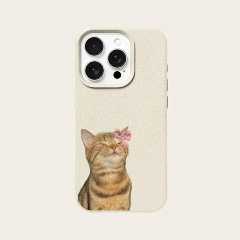 Милый Мультяшный Кот Чехол для Телефона Для iPhone 17 Air 16 15 14 13 12 11 Pro Max 15 14 Plus X XR XS Max Защита Мягкий Чехол