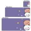 Большой Kawaii коврик для стола Игровой коврик для мыши BuBu DuDu Kawaii коврик для мыши с заблокированным краем Настольный коврик Размер для игровой клавиатуры Коврик для геймера