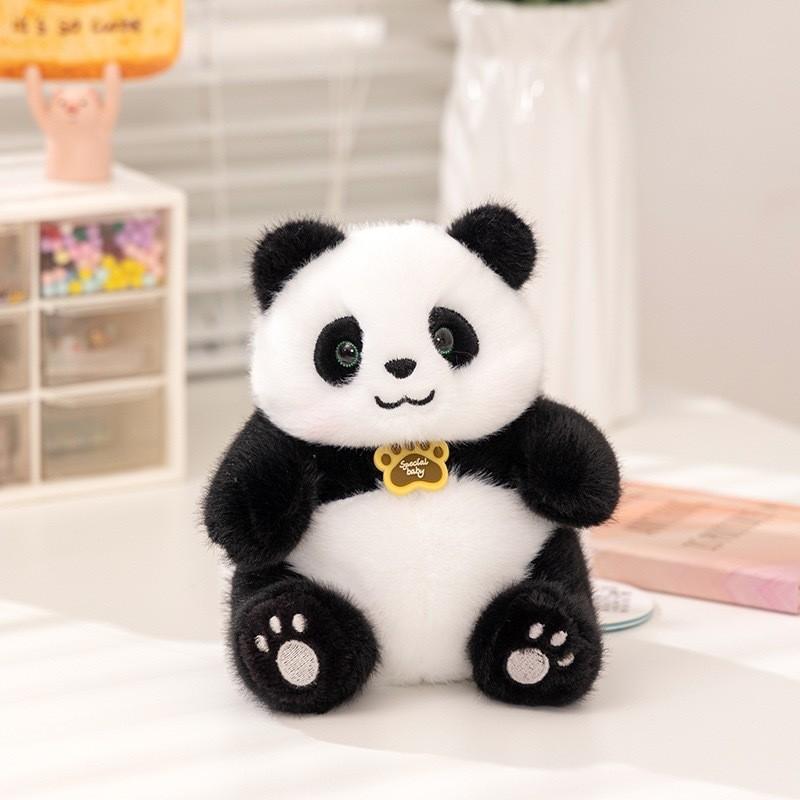 Cute Kittens Rabbits Raccoons And Panda Plush Dolls With Design Embroidery