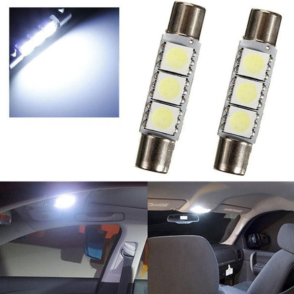 4x HID White 5050 3-SMD 31 мм 6641F предохранитель светодиодная лампа зеркальная подсветка солнцезащитный козырек автомобильные аксессуары универсальный автомобильный тюнинг прочный
