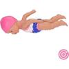 BABY BORN - Poupée Première Nage - Lizzie 30cm - Fonctionne sans piles - Nage le crawl et le papillon - Poupon de bain - Dès 1 an