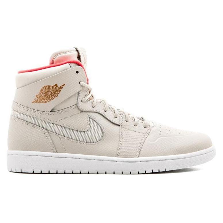 Jordan 1 Retro High Nouveau Pure Platinum Bright Crimson 819176-050