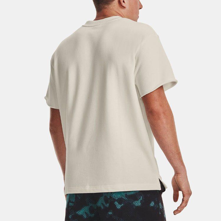 Under Armour Мужская белая футболка Project Rock 1377435-130