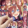 59 PCS of High-quality Anime Stickers Featuring Nakano Miku Suitable for DIY Personalization of Hand Accounts Cute Phone Cases and Waterproof Stickers