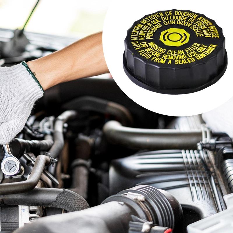 Brake Fluid Reservoir Cap Easy to Install Brake Fluid Reservoir Bottle Tank Cover Brake Cylinder Filler Cap for 2008 3008
