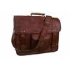 Men's Leather Messenger Shoulder Bag Vintage Briefcase Laptop Office Bag