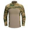 Camouflage Tactical Combat Shirt Men Cotton Long Sleeve Camo Military T Shirt Stretch Paintball Multicam Uniform Clothing