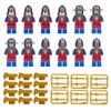Medieval Knight Roman Soldier Castle Minifigure Building Block City Figure Parts MOC Bricks Model Kits Education Toys