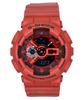 G-Shock Цифровые Красные Часы для Мужчин GA-110RRB-4A с Ремешком из Био-смолы Кварцевые 200М