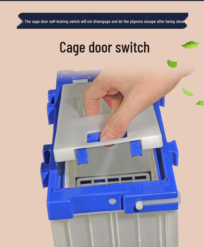 Pigeon Training & Release Cage – Homing Pigeon Transport & Competition Cage, Assembled Plastic Design