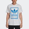 Adidas Originals Vintage 3-Stripes Retro Crew Neck Sports Short Sleeve T-Shirt Men Tops White DJ2716