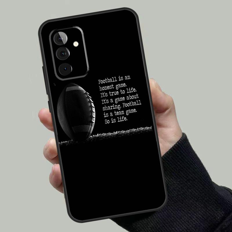 Набор с мячом для регби Командный чехол Для Samsung Galaxy A33 A53 A13 A23 A17 A06 A16 A56 A36 A54 A34 A14 A52 A32 A15 A35 A55