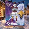 Manly Warringah Sea Eagles Pattern Blanket for Home Decoration, Bed, Sofa, Car Travel, Camping, Suitable for All Seasons, Birthday Christmas Gift