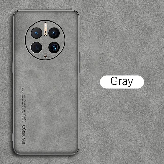 Для Huawei Mate 50 Pro чехол из овечьей кожи с мягкой рамкой, чехол для телефона для Huawei Mate 50 40 30 20 10 9 Pro, матовые чехлы