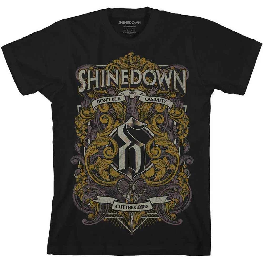 Shinedown Ornaunisextal Scissors TShirt Unisexs