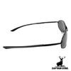 Polarized Sunglasses with Case Stainless Steel Smoke [Captain Stag] Men's CSP-002-2-EH-72