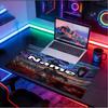Custom Name Personalized Jujutsu Kaisen Pattern Mousepad, Laptop PC Desk Mat, Decorative Desk Mat for Home Keyboard Pad Gift
